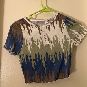 Pattern PacSun Crop Top